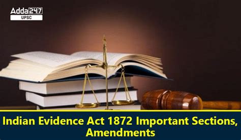 Indian Evidence Act Important Sections Amendments