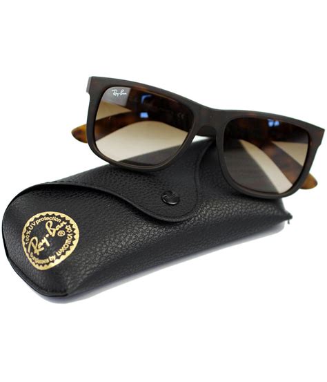 Justin Ray Ban Rb Retro Mod Wayfarer Sunglasses In Havana