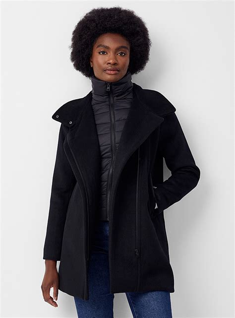 Abbi Quilted Bib Wool Coat Soia And Kyo Womens Wool Coats Fall