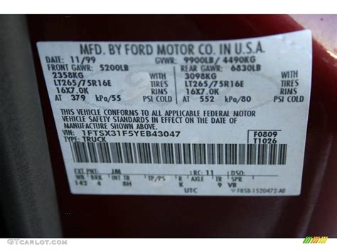 2000 Dark Toreador Red Metallic Ford F350 Super Duty Lariat Extended Cab 4x4 40571571 Photo 52