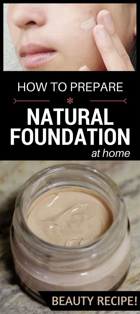 How To Prepare Natural Foundation At Home 101BeautyTips Org Fond