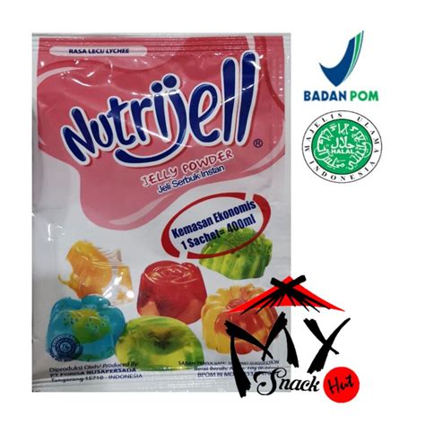 Jual Nutrijell Leci 10gr Nutrijel Lychee Jelly Powder Serbuk Jeli