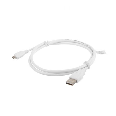 Lanberg Cable Micro Usb A Usb M Blanco Pccomponentes Pt