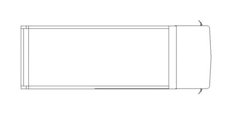 Bus Details Drawing 2d View In Autocad Cadbull