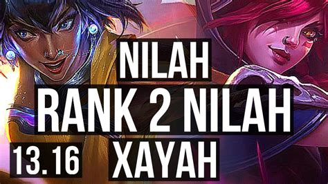 Nilah Senna Vs Xayah Blitzcrank Adc Rank Nilah Rank