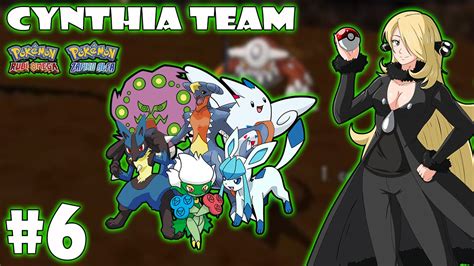 ★pokemon Cintia Cynthia Team Especial6 Garchomp Op★ Youtube