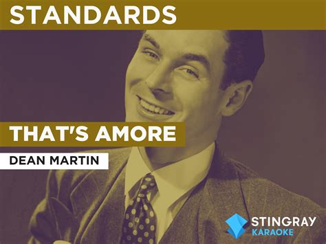 Prime Video: That's Amore in the Style of Dean Martin