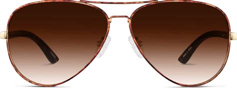 Tortoiseshell Premium Aviator Sunglasses 1126025 Zenni Optical Canada