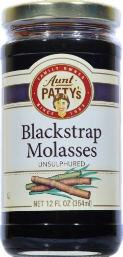 Aunt Pattys Blackstrap Molasses 12 Fl Oz Frys Food Stores