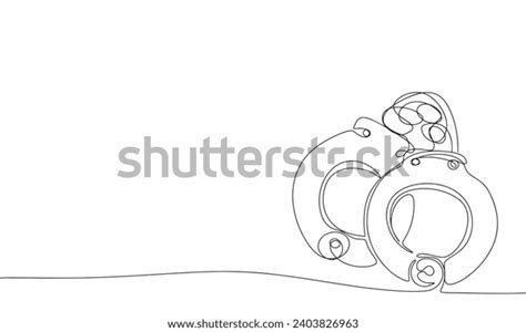 One Line Continuous Handcuffs Line Art Stock Vector (Royalty Free ...