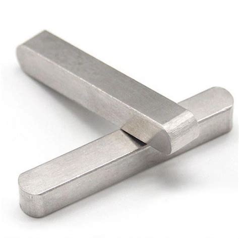 Din A Stainless Steel Parallel Keys Din Shaft Keys Round Ended