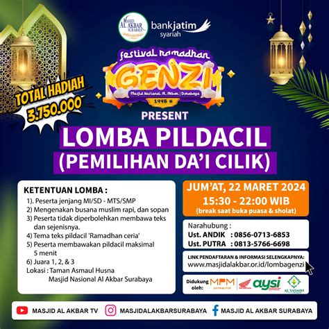 LOMBA PILDACIL Masjid Nasional Al Akbar Surabaya