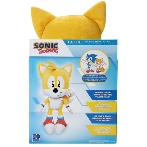 Buy Sonic The Hedgehog Tails Inch Jumbo Plush Online At Lowest