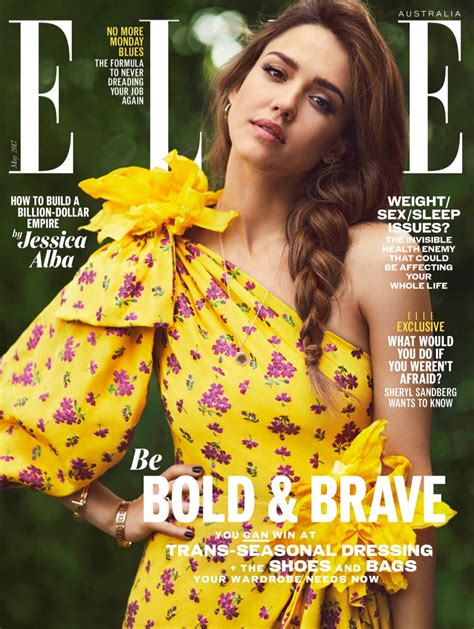 Jessica Alba ELLE Australia May 2017 Cover Photoshoot