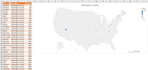 Geographic Heat Map For Excel