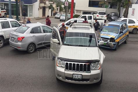 Hoy Tamaulipas Choque Multiple En Tampico Dejo Una Lesionada