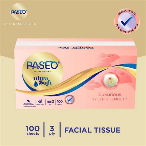 Jual Paseo Facial Tissue Ultra Soft Tissue Wajah Sheets Shopee