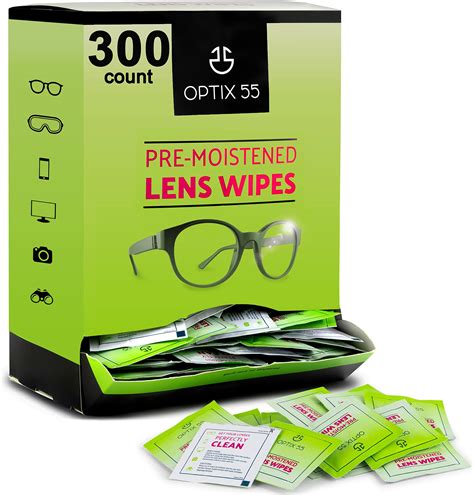 Glasses Cleaner Kit 30 Pre Moistened Lens Wipes 1oz Eyeglass Cleaner Spray