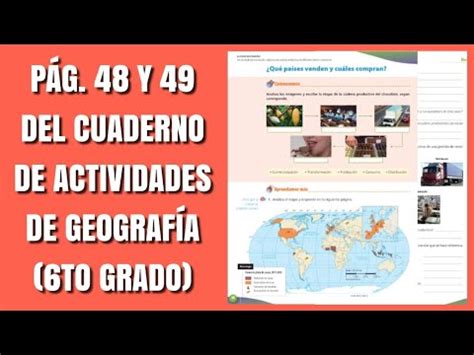 Libro De Geograf A Con Cuaderno De Actividades Grado Contestado