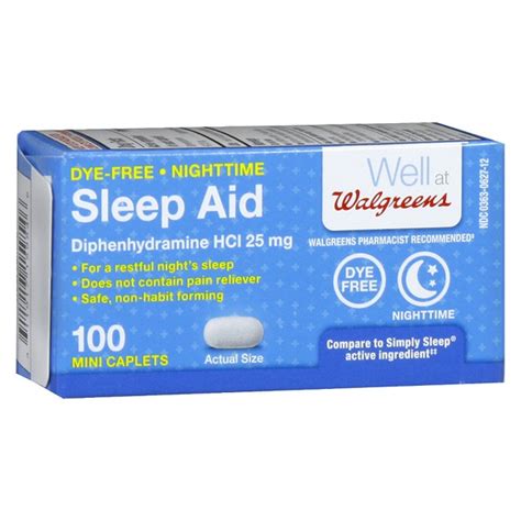 Walgreens Sleep Aid Mini Caplets 1source