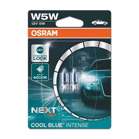 Osram Cool Blue Intense Next Gen W5w Car Headlight Bulbs Powerbulbs Uk