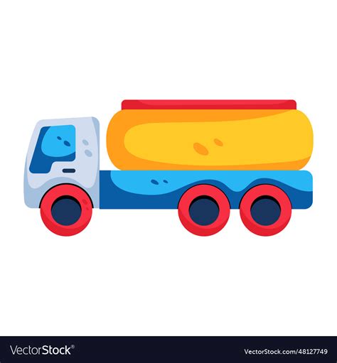 Water Tanker Royalty Free Vector Image Vectorstock