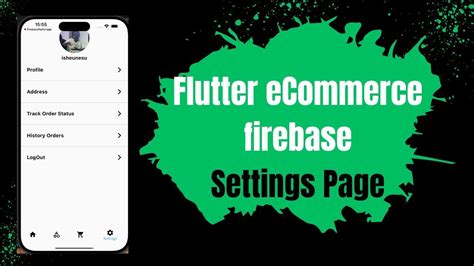 Flutter Ecommerce Settings Page Firebase Riverpod Stripe Youtube