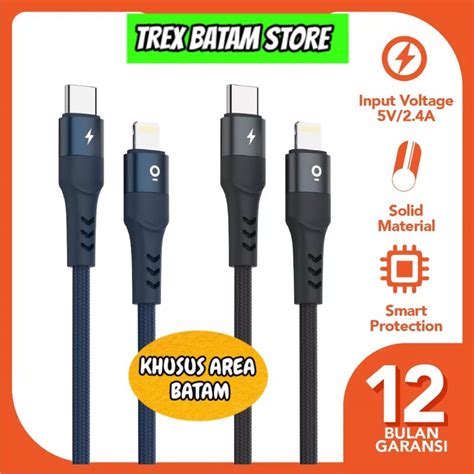 Jual Kabel Data Cas Iphone Type C To Lightning Olike D Garansi