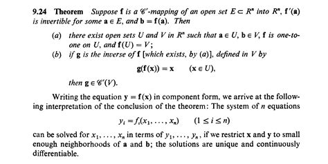 Real Analysis Question On Baby Rudin Theorem Mathematics Stack