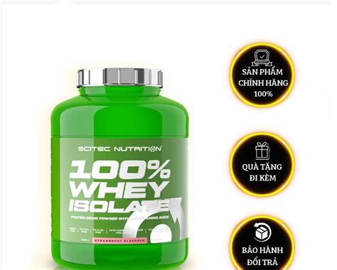 Bột Dinh Dưỡng Thể Hình Scitec Whey Protein 100 Isolate