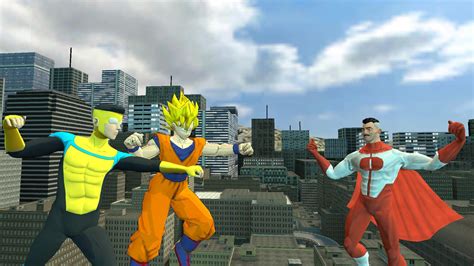 Invincible and Goku vs Omni-Man by Awesomeblasto on DeviantArt