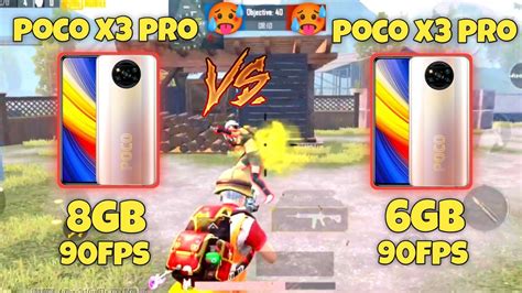 Poco X3 Pro8gb Vs Poco X3 Pro6gb Tdm Match🔥 Pubg Mobile Youtube