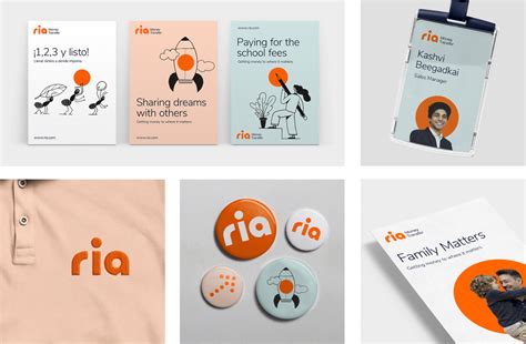 Brand New Follow Up New Logo And Identity For Ria By Saffron