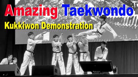 Amazing Taekwondo Kukkiwon Demonstration Team Youtube