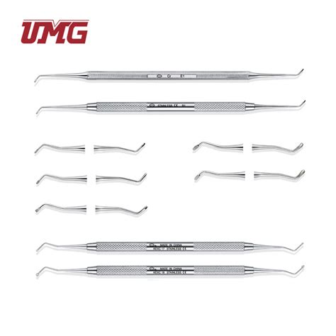 Stainless Steel Instruments Double Ended Endodontic Dental Excavators