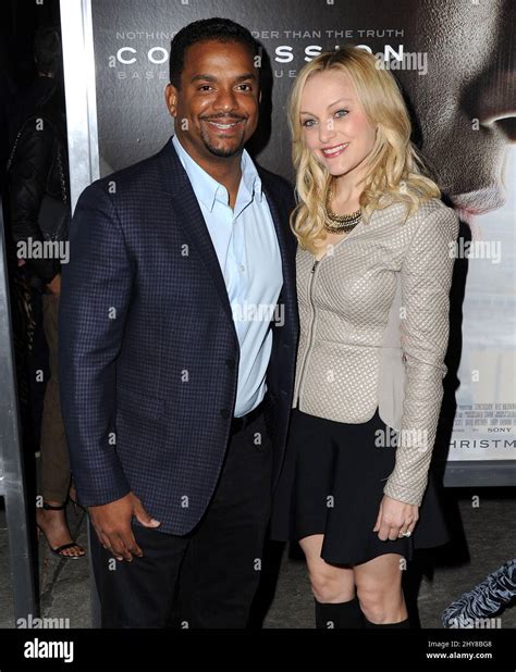 Alfonso Ribeiro, Angela Unkrich attending a "Concussion" Special ...