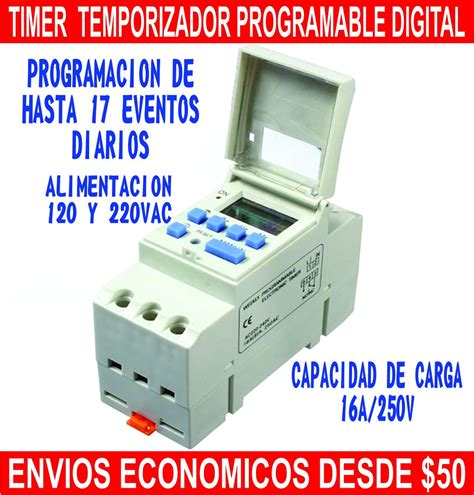 Temporizador Programable Digital Y Vac En Mercado Libre