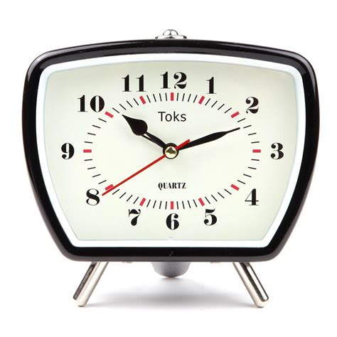 Lily S Home Vintage Retro Inspired Analog Alarm Clock Looks Like