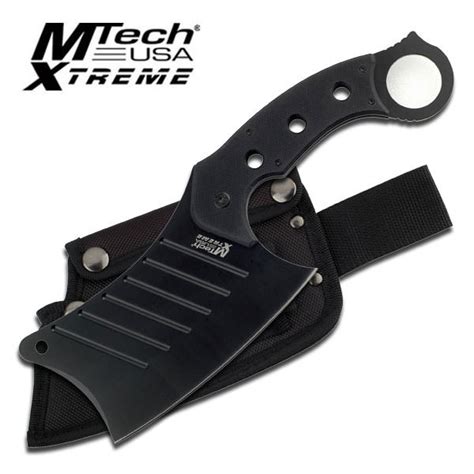 Mtech Extreme 12 Fixed Blade Chopping Knife Stainless Full Tang Cleaver