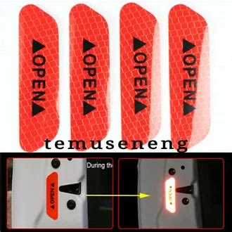 Jual Produk Stiker Reflective Pintu Mobil Open Termurah Dan Terlengkap