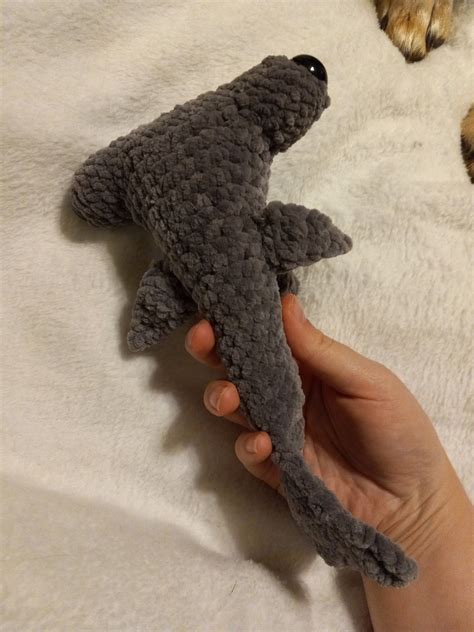 Crochet Hammerhead Shark Plushie Etsy