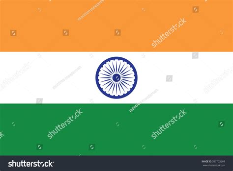 India Flag เวกเตอร์สต็อก ปลอดค่าลิขสิทธิ์ 397703668 Shutterstock