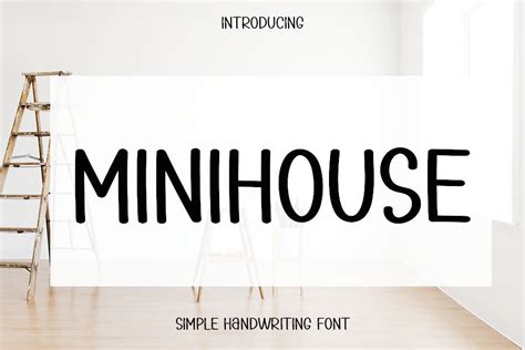 Minihouse Font By Harlek Studio · Creative Fabrica