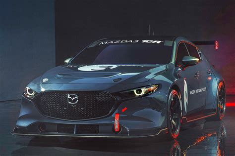 マツダ、「mazda3」のレース仕様「mazda3 Tcr」。350ps490nmの直4ターボ搭載 Car Watch