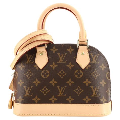 Louis Vuitton Alma Handbag Monogram Canvas Bb At 1stdibs