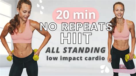 Min All Standing No Repeats Hiit Low Impact Cardio Workout Light