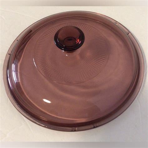 Pyrex Kitchen Pyrex Vision Ware Replacement Lid 75 Euc Cranberry