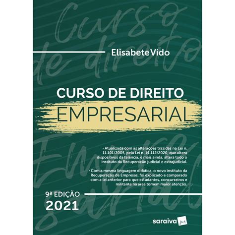 Livro Curso De Direito Empresarial Edi O Submarino