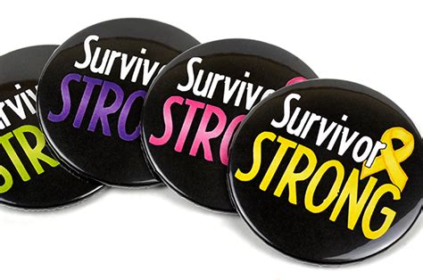 Survivor Strong Button Choose Hope