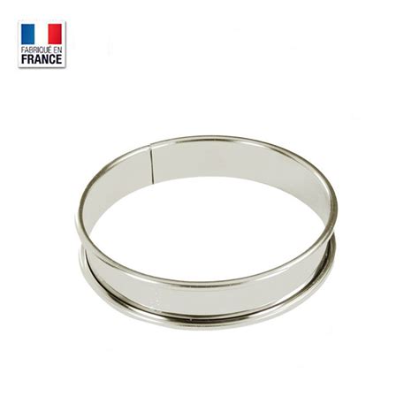 Cercle à tarte en inox 20 cm h 2 7 cm Made In France